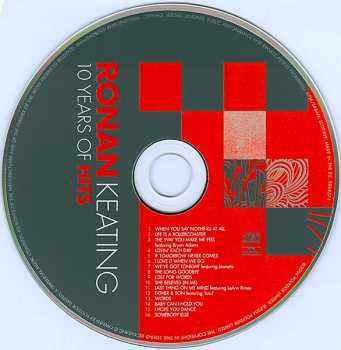 CD Ronan Keating: 10 Years Of Hits