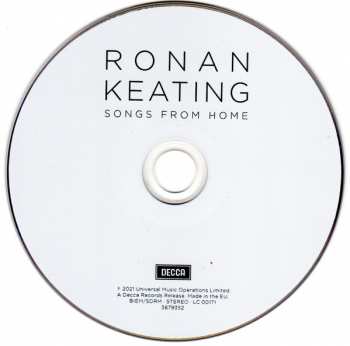 CD Ronan Keating: Songs From Home
