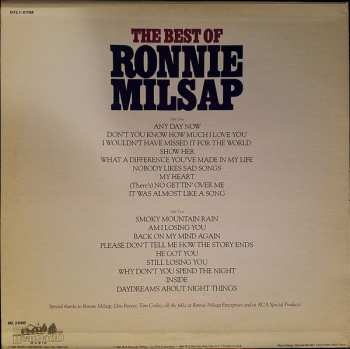 LP Ronnie Milsap: The Best Of Ronnie Milsap