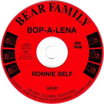 CD Ronnie Self: Bop-A-Lena