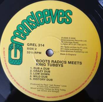 LP The Roots Radics: More Dangerous Dub : Original Dub Classics Chapter 2