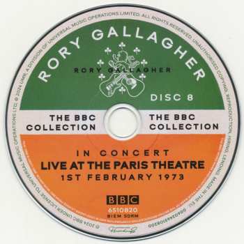 18CD/Set di cofanetti/2Blu-ray Rory Gallagher: The BBC Collection DLX