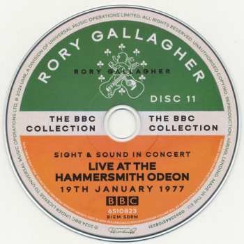 18CD/Set di cofanetti/2Blu-ray Rory Gallagher: The BBC Collection DLX