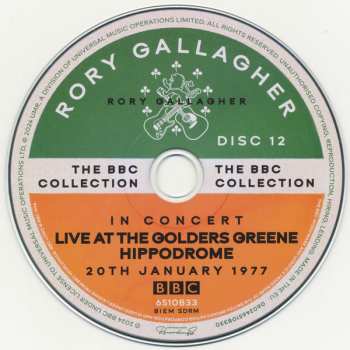 18CD/Set di cofanetti/2Blu-ray Rory Gallagher: The BBC Collection DLX