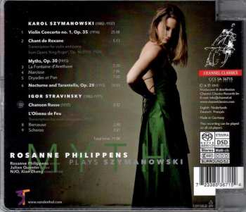SACD Karol Szymanowski: Violin Concerto No.1, Myths , Chant De Roxane