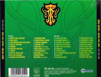 2CD/Set di cofanetti Rose Tattoo: Never Too Loud