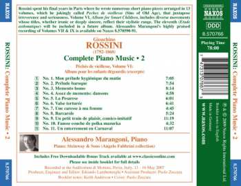 CD Gioacchino Rossini: Complete Piano Music • 2