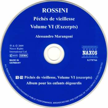 CD Gioacchino Rossini: Complete Piano Music • 2