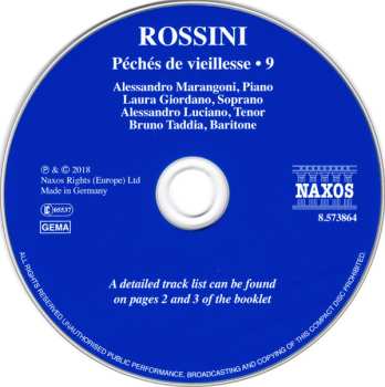 CD Gioacchino Rossini: Complete Piano Music • 9