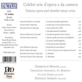 CD Giacomo Puccini: Celebri Arie D’opera E Da Camera