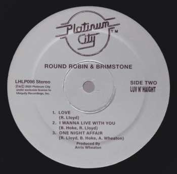LP Round Robin And Brimstone: Round Robin And Brimstone LTD