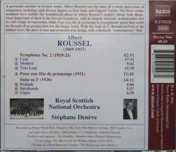 CD Stéphane Denève: Symphony No. 2 / Pour Une Fête De Printemps / Suite In F