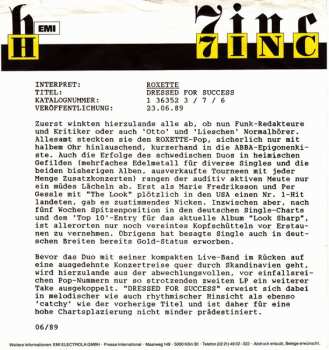 SP Roxette: Dressed For Success