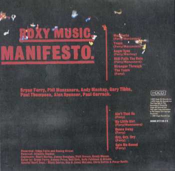 5CD/Set di cofanetti Roxy Music: 5 Album Set