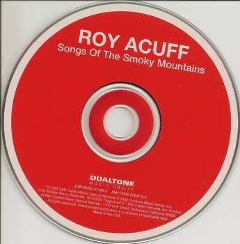 CD Roy Acuff And His Smoky Mountain Boys: Songs Of The Smoky Mountains