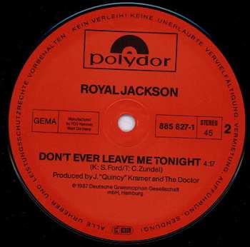 LP Royal Jackson: Our Little Secret (MAXISINGL)