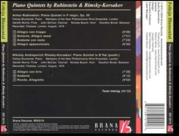 CD Nikolai Rimsky-Korsakov: Piano Quintets By Rubinstein & Rimsky-Korsakov LTD