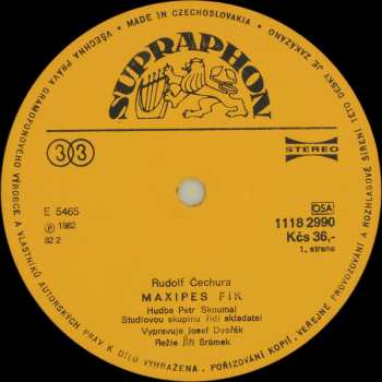 LP Rudolf Čechura: Maxipes Fík
