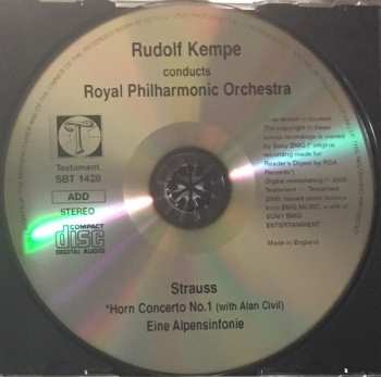 CD The Royal Philharmonic Orchestra: Eine Alpensinfonie • Horn Concerto No.1