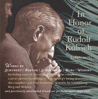 6CD/Set di cofanetti Rudolf Kolisch: In Honor Of Rudolf Kolisch
