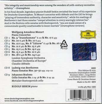 9CD/Set di cofanetti Rudolf Serkin: The Rudolf Serkin Edition