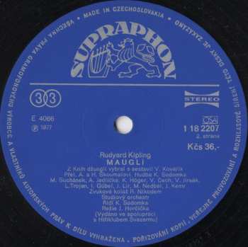2LP Rudyard Kipling: Mauglí