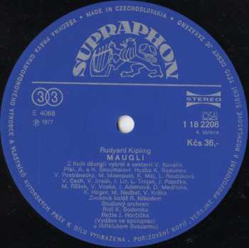 2LP Rudyard Kipling: Mauglí