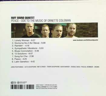 CD Ruff Sound Quartet: Peace - Ode To The Music Of Ornette Coleman
