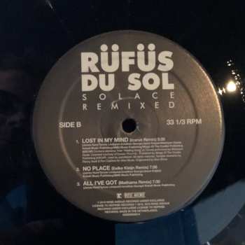 2LP Rüfüs Du Sol: Solace Remixed LTD