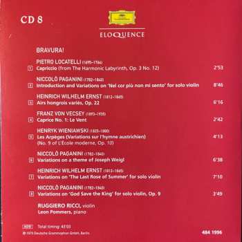 9CD/Set di cofanetti Ruggiero Ricci: Complete American Decca Recordings