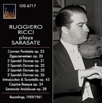 Album Pablo De Sarasate: Carmen Fantaisie / Zigeunerweisen, Spanish Dances Op.21, 22, 23, 26 / Caprice Basque / Serenade Andalouse 