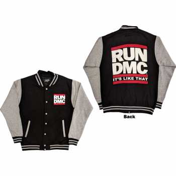 Merce Run-DMC: Run Dmc Unisex Varsity Jacket: It's Like That (back Print) (small) S