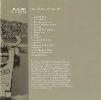 CD Runrig: 30 Year Journey (The Best)