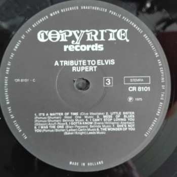 3LP Rupert: A Tribute To Elvis, 44 Greatest Hits