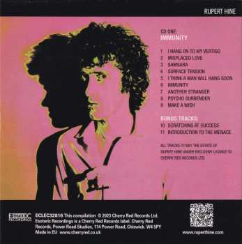 3CD/Set di cofanetti Rupert Hine: Surface Tension (The Studio Works 1981-1983)