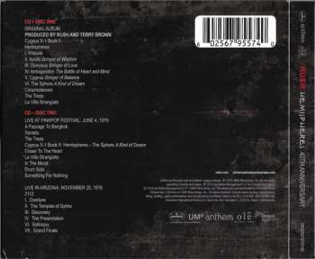 2CD Rush: Hemispheres 40th Anniversary  DLX