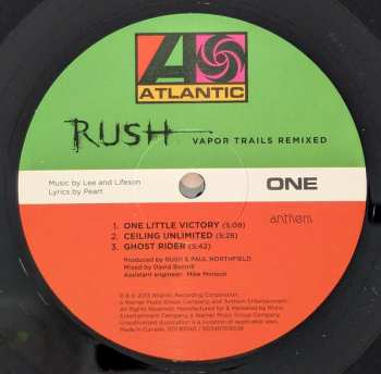 7LP/Set di cofanetti Rush: The Albums 2002 - 2012