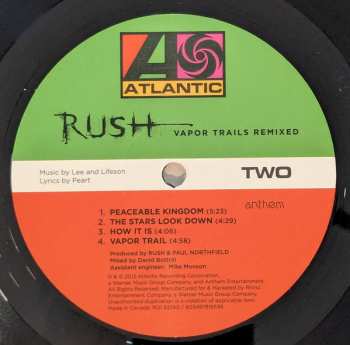 7LP/Set di cofanetti Rush: The Albums 2002 - 2012