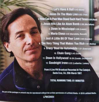 CD Ry Cooder: Santa Cruz