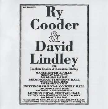 2CD Joachim Cooder: Vienna 1995