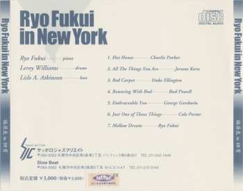 CD Ryo Fukui: Ryo Fukui In New York