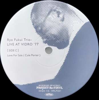 2LP Ryo Fukui Trio: Live At Vidro '77 = ライブ・アット・びーどろ'77
