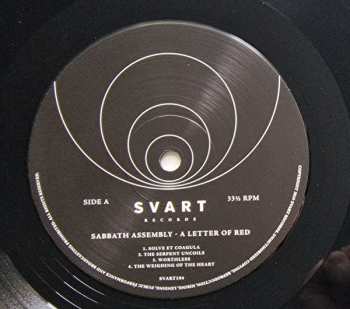 LP Sabbath Assembly: A Letter Of Red LTD