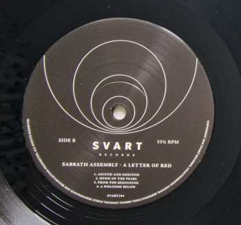 LP Sabbath Assembly: A Letter Of Red LTD