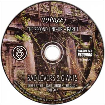 5CD/Set di cofanetti Sad Lovers And Giants: Where The Light Shines Through 1981-2017