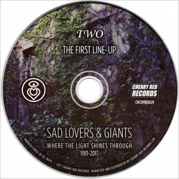 5CD/Set di cofanetti Sad Lovers And Giants: Where The Light Shines Through 1981-2017