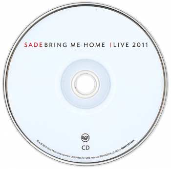 CD/DVD Sade: Bring Me Home | Live 2011