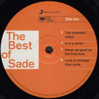 2LP Sade: The Best Of Sade