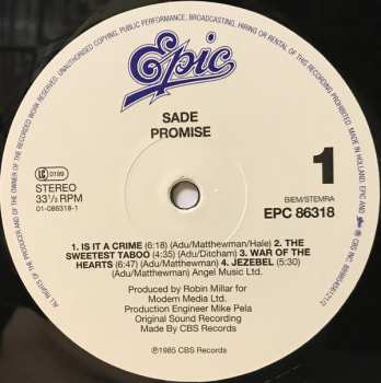 6LP/Set di cofanetti Sade: This Far LTD