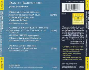 CD Daniel Barenboim: Symphony No. 3 "Organ" / Symphonie Espagnole